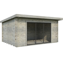 Friggebod PALMAKO Lea 14,2m² Slide Plus grå