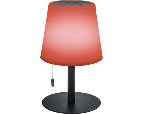 Bordslampa med dragströmbrytare och rund fot