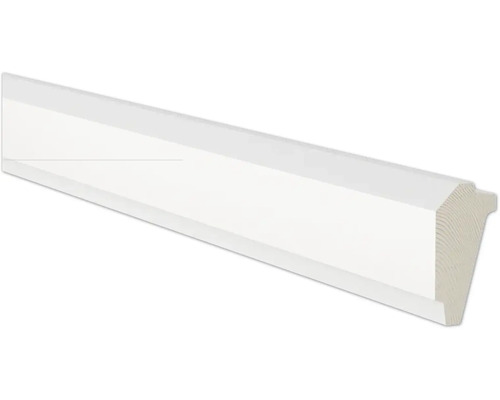 Skugglist furu dubbel EHL PROLIST 21x43x3600mm kritvit S 0500-N Vitlackerad trägolvslist