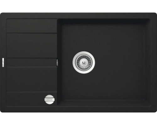 Diskho CENTA felis 60 svart komposit slät 78x50cm Svart diskho med avrinningsyta