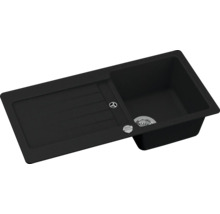 Svart diskho med droppbricka