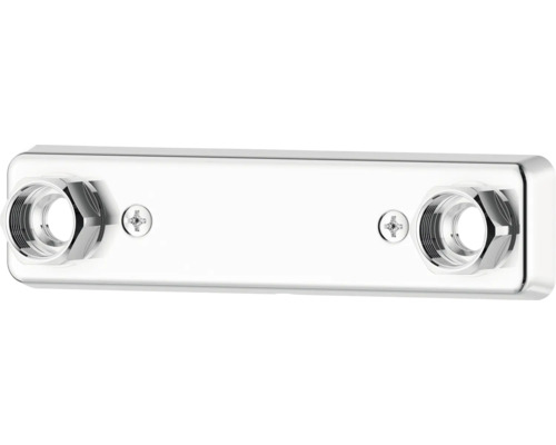 Blandarfäste MORA för PEX dold rördragning 16 mm krom blank 160 mm c/c 8265012 Vattenanslutningsblock med två anslutningar
