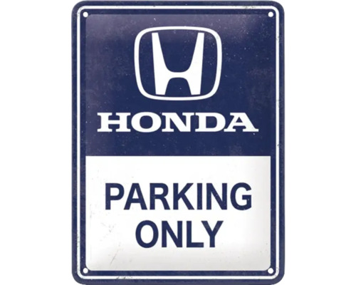 Parkeringsskylt med Honda-logotyp