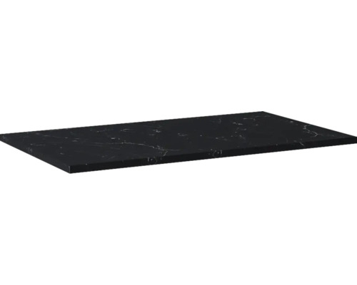 Bänkskiva JUNGBORN marquina svart matt marmorkomposit tvättställs-skiva 80,6x2x46 cm Bänkskiva JUNGBORN marquina svart matt marmorkomposit tvättställs-skiva 80,6x2x46 cm