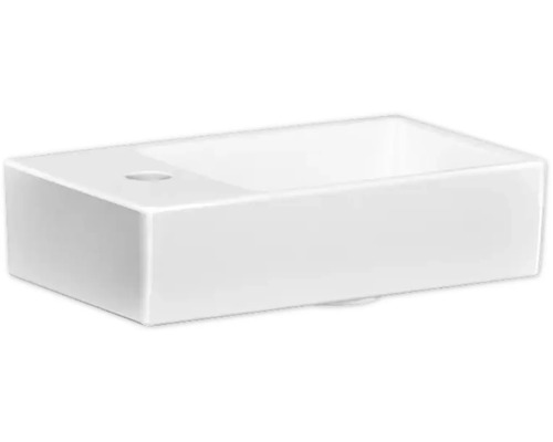Tvättställ GUSTAVSBERG Artic small 4G36 bult höger 36x22cm 7503371 Rektangulärt handfat i keramik