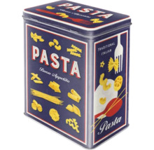 Förvaringsburk för pasta med pasta motiv
