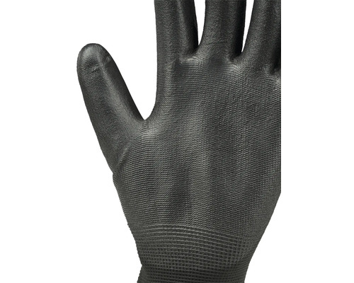 Hand med skyddshandske