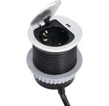 Inbyggnadsuttag schuko + USB C