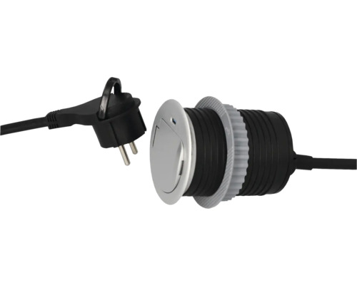 Golvuttag med kontakt