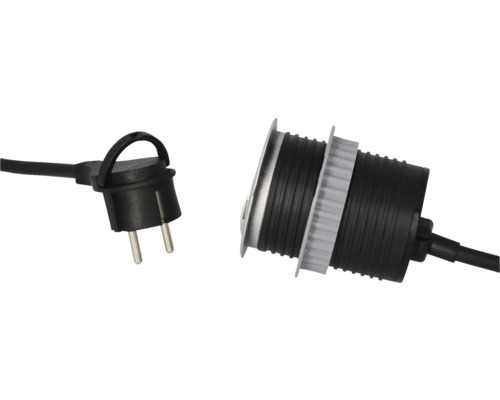 Schuko-kontakt med infällt uttag