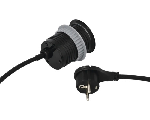 Lamphållare med kontakt och kabel