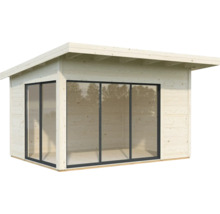 Friggebod PALMAKO Andrea 11,2m² Slide vit/transparent