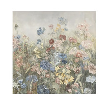 Målning med blommotiv för väggdekoration
