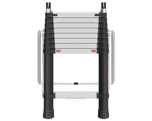 Hopfälld teleskopstege i aluminium