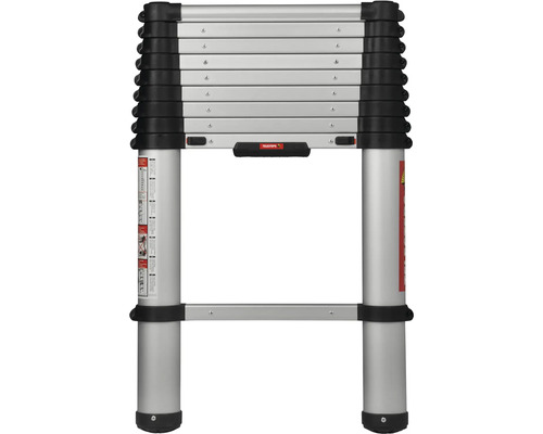 Hopfälld teleskopstege av aluminium