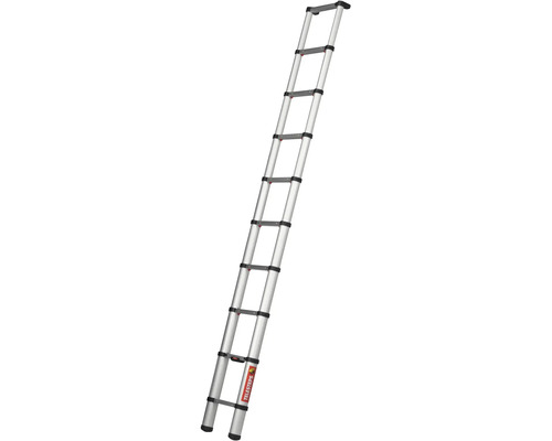 Teleskopisk aluminiumstege med flera stegpinnar
