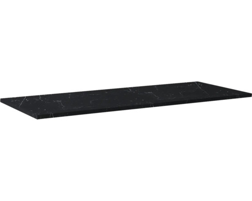 Bänkskiva JUNGBORN marquina svart matt marmorkomposit tvättställs-skiva 121x2x46 cm Bänkskiva JUNGBORN marquina svart matt marmorkomposit tvättställs-skiva 121x2x46 cm