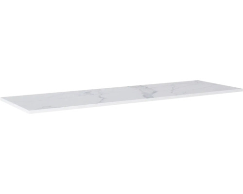 Bänkskiva JUNGBORN calacatta vit matt marmorkomposit tvättställs-skiva 161x2x46 cm Bänkskiva JUNGBORN calacatta vit matt marmorkomposit tvättställs-skiva 161x2x46 cm