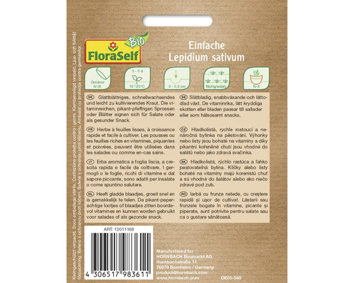 Krassefrö förpackning