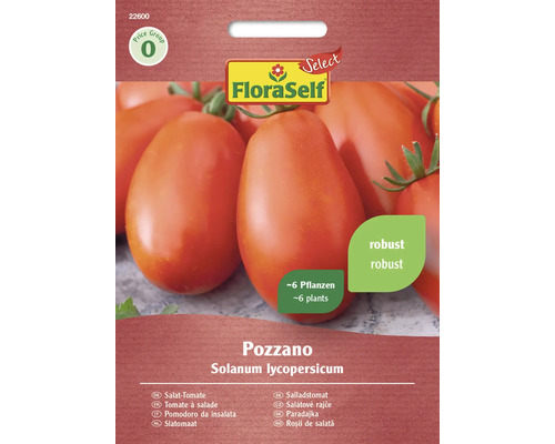 Tomatfrön FLORASELF Select salladstomat Pozzano F1