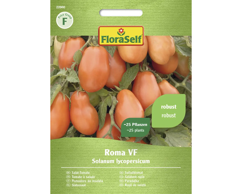 Tomatfröer FLORASELF salladstomat Roma VF