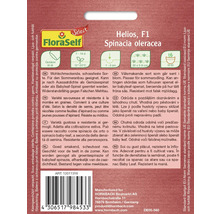 FloraSelf Helios F1 Spinacia oleracea fröpaket för spenat för utomhusodling