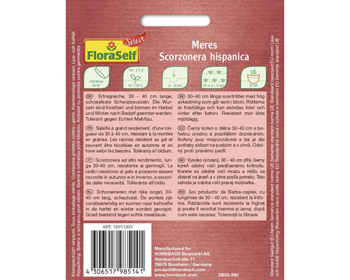 FloraSelf Meres svartrot information om sådd