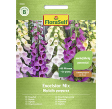FloraSelf Fingerborgsblomma Excelsior Mix fröförpackning för cirka 50 plantor