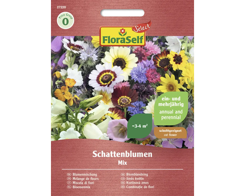 Blomfröblandning FLORASELF Select Skuggblommor