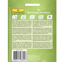 Förpackning med FloraSelf Helichrysum Bracteatum blomfrön
