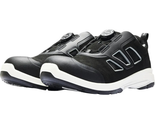 Par svarta arbetsskor med vridlås