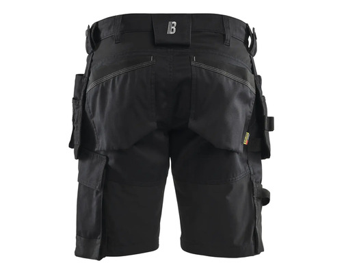 Svarta arbetsshorts med fickor bakifrån