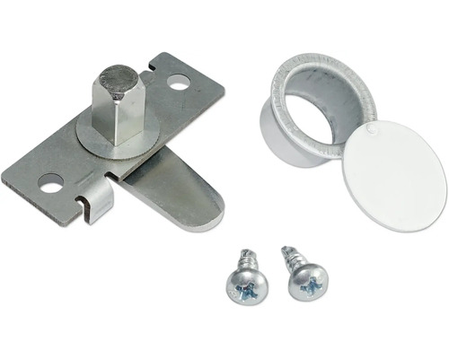 Vridlås med skruvar för montering