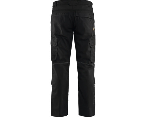 Svarta arbetsbyxor med flera fickor