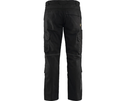 Svarta arbetsbyxor med fickor baktill