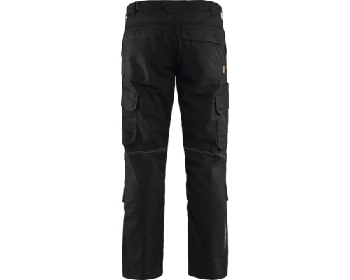 Svarta arbetsbyxor med fickor bakifrån