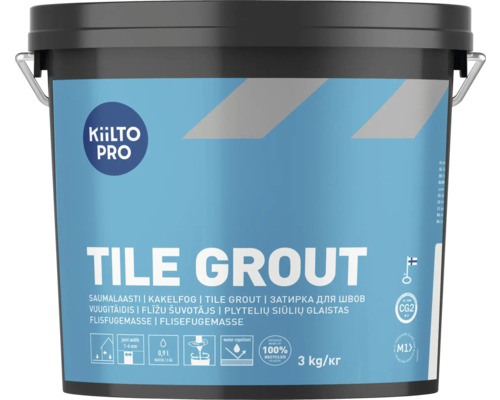 Kakelfog KIILTO Pro 48 antracit 3 kg