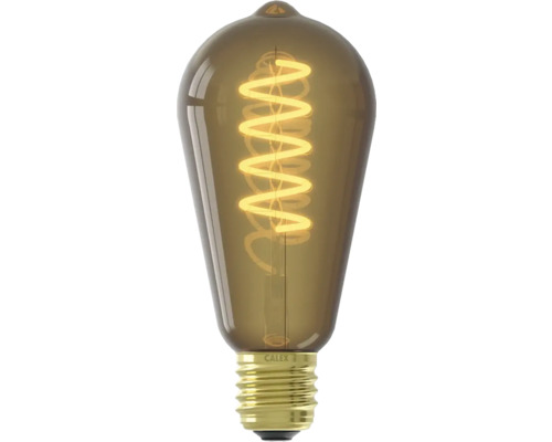 Dekorativ LED-lampa med spiralformad glödtråd