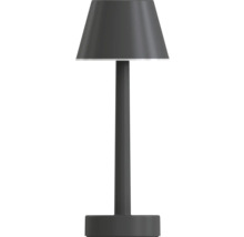 Bordslampa i metall med konisk lampskärm