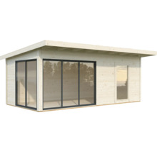Attefallshus PALMAKO Andrea 17,1m² Slide Plus vit/transparent