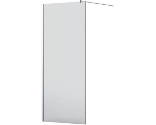 Duschvägg med stabiliseringsstång