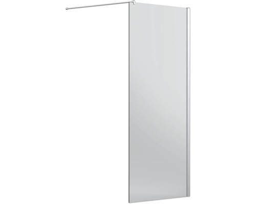 Duschvägg med stabiliseringsstång