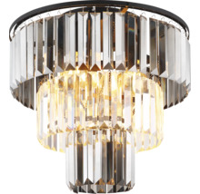 Flerskiktad taklampa med kristaller för inomhusbruk