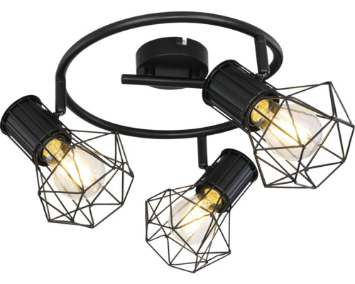 Taklampa med tre lampor i burdesign