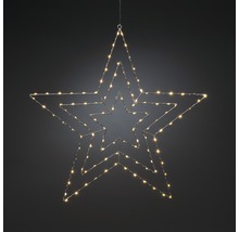 Dekorativ stjärna med belysning för upphängning