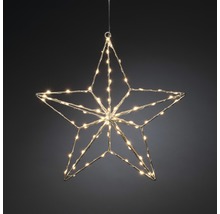 Dekorativ stjärna med belysning för upphängning