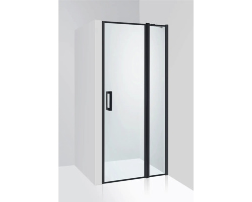 Hörndusch med skjutdörr och handtag