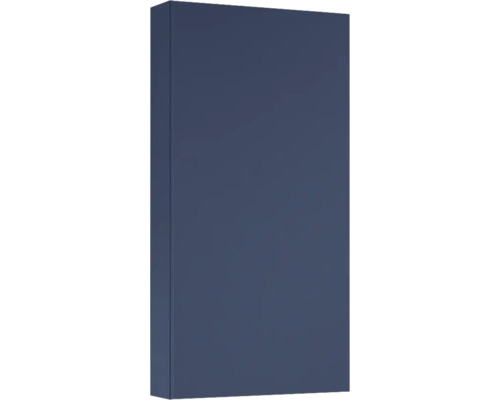 Väggskåp JUNGBORN navy blå matt 1 dörr med trycköppning 2 glashyllor 40x80x12,6 cm