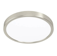 LED Panel EGLO Fueva 5 20W 2200lm 3000K Ø 300x45mm matt nickel/vit