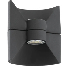 Vägglykta EGLO 2,5W Lysdiod fast monterad IP44 175x160mm antracit
